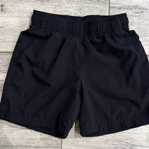 All in Motion Boys Black Elastic-Waist Performance Shorts